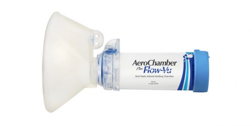 Produkt - AeroChamber Plus Flow-Vu maska dla dorosłych (Niebieski)